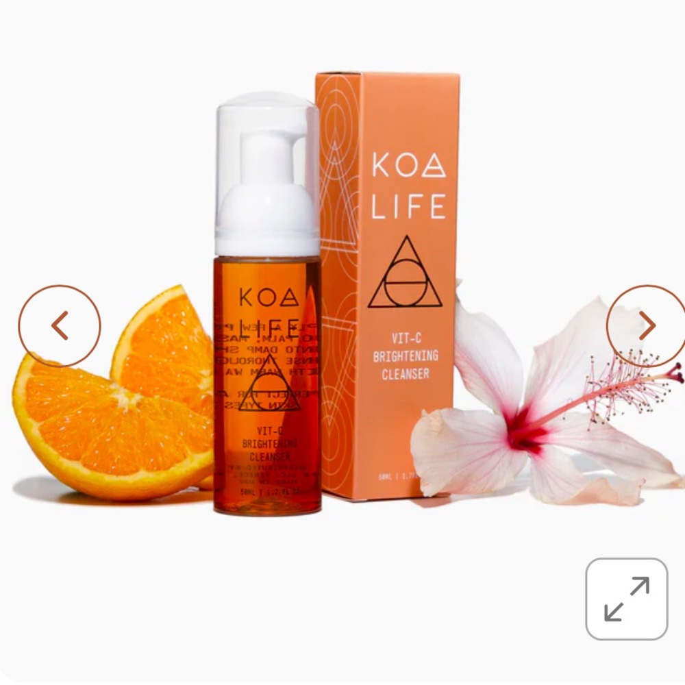 NIB KOA LIFE vitamin c brightening cleanser